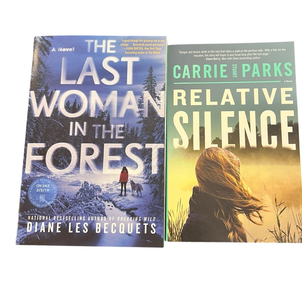 Mystery Bundle The Last Woman In The Forestโ / Relative Silence Large Paperbacks